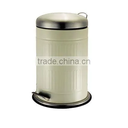 Factory Wholesale Powder Coated Foot Pedal Trash Bin photo-2