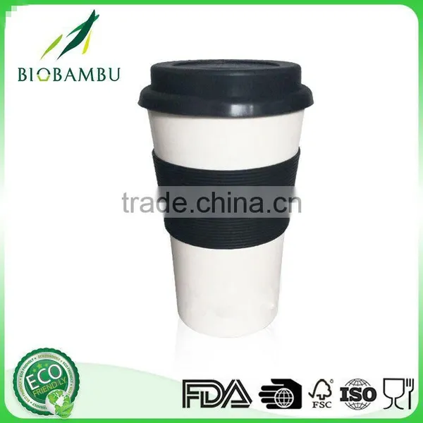 Best Design Eco-friendly Hot Selling Bamboo/rice Fiber Travel Coffee Cup photo-5