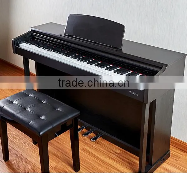 88 Touch Response Keys Three Pedal Digital Piano w/ Bench photo-3