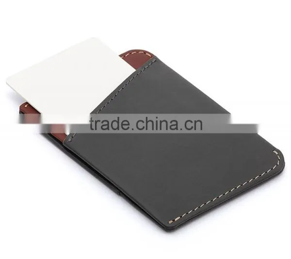 Genuine Cowhide Leather Micro Sleeve Wallet photo-3