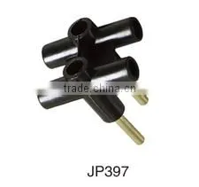 2 Flat Pin Electric Connectors Power Motorcycle Spark Plug, photo-4