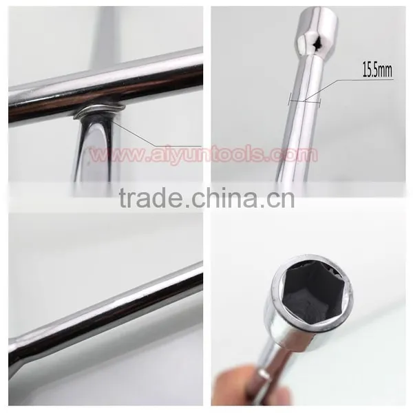 14",20" Cross Rim Wrench 17x19x21x23mm Wheel Spanner Cross Wheel photo-4