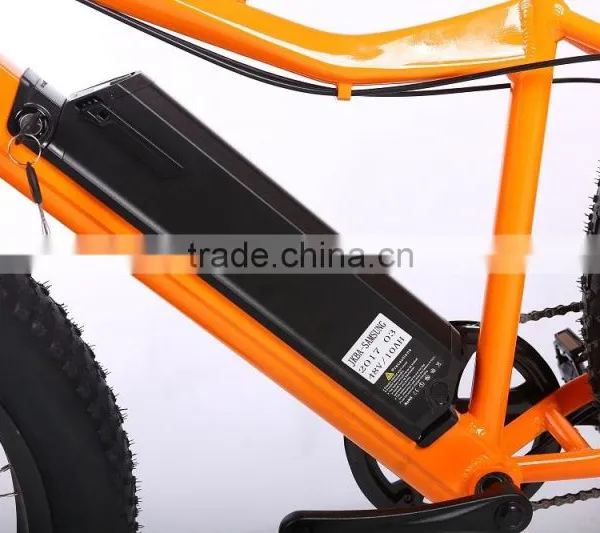Newly 26 Inch Suspension 48V Fat Tire Electric Mountain Bike e Bicycle With Hidden Battery photo-6