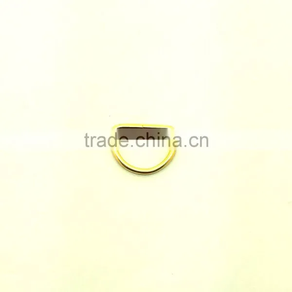 Metal D Ring Brass Finish / Metal Hardware Ring / Steel Rings photo-4