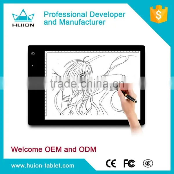 New! Huion LB3 Dimmable Light USB/Battery Powered Led Light Tracing Board photo-4