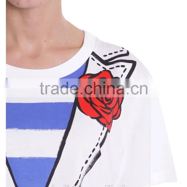 Personalized Women Ribbed Crew Neck Creat Your Own t Shirt photo-4