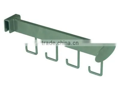 Metal Waterfall Powder Coating Wall System Post 5 Hooks Faceout Slatwall Bracket photo-5