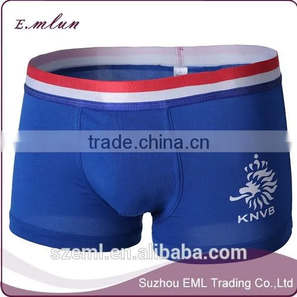 Men New Design Football Printed Seamless Cotton/modal Underwear/men Boxer Shorts photo-2