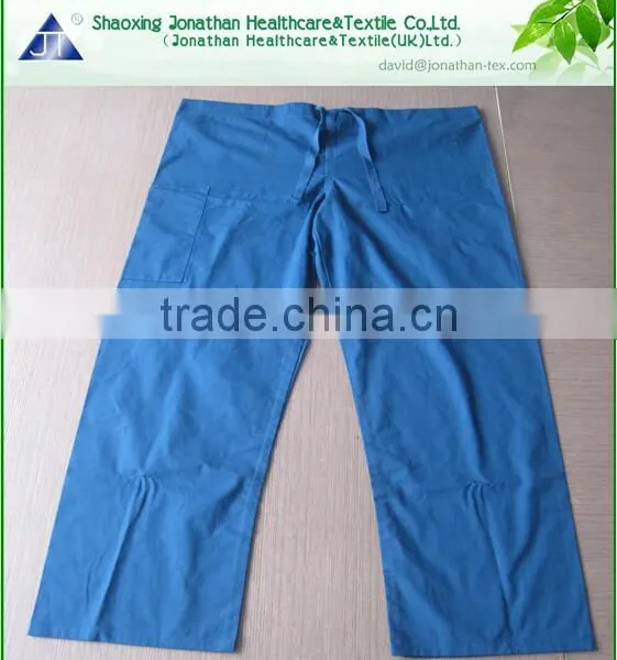 Unisex Men/Women Natural Uniforms Medical Hospital Nursing Scrub Set Top & Pants photo-2