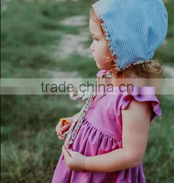 Tie Back Girls Dress Kids Clothing Wholesale Party Baby Girls Dresses Long Dress photo-6