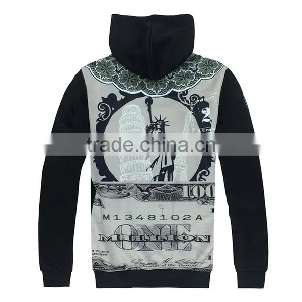 3D Print Cut And Sew Pullover Wholesale 100 Polyester Dry Fit Hoodie Printing Sublimation photo-4