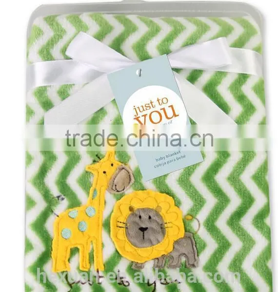 100 Polyester Super Cute Printed Cartoon Crochet Baby Blanket Coral Fleece Wholesaler China Factory photo-3