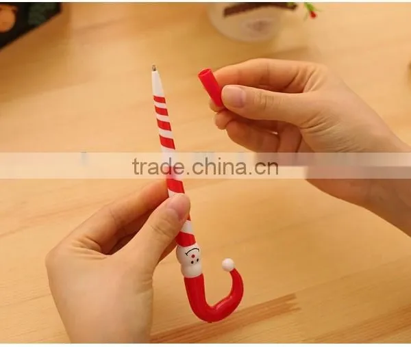 0.5mm Plastic Ballpoint Pen Creative Umbrella Shape Gel Pen Office & Student Pen photo-4