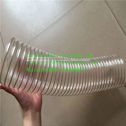 PP PE Vacuum Cleaner Wind Plastic Soft Spiral Flexible Pipe Tube photo-5