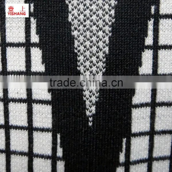 Jacquard Sweater Design for Lady Fashion Sweater 80%Viscose 20%Polyester 12GG photo-3