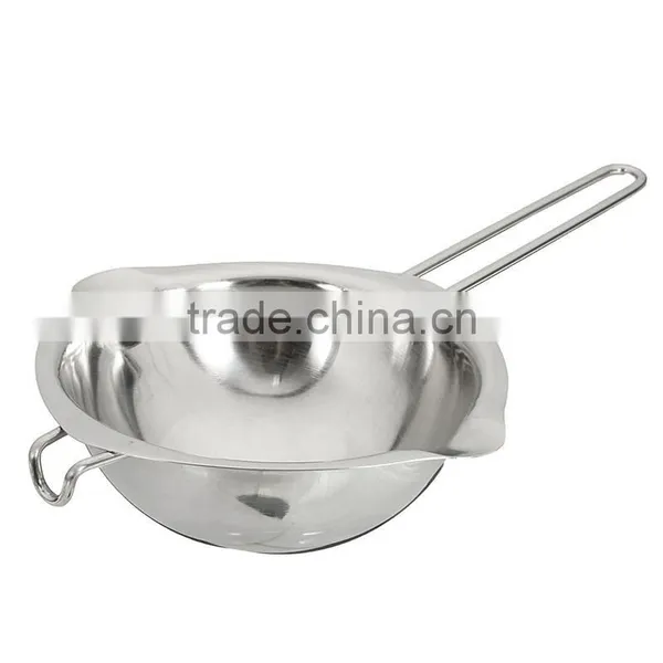 1Pc Stainless Chocolate Melting Pot Butter Milk Pouring Bowl Kitchen Bakery Baking Mixing Tools Helper Gadgets Bakeware photo-3