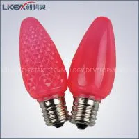 Holiday Light Yellow Led Christmas Lights c9 Bulbs photo-3