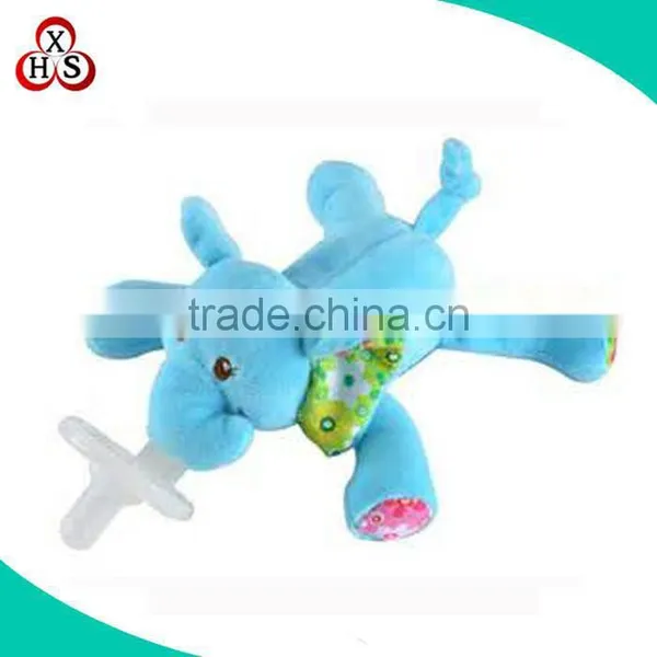 Baby Pacifier Holder Stuffed Plush Animal Pacifier photo-3