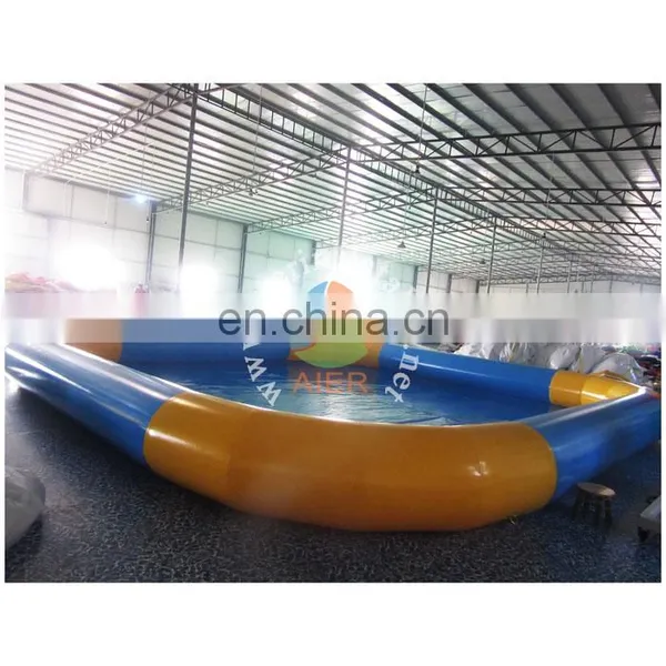 Yellow and Blue Color Water Pond, Mixed Colors Water Pond, Inflatable Water Pond photo-4