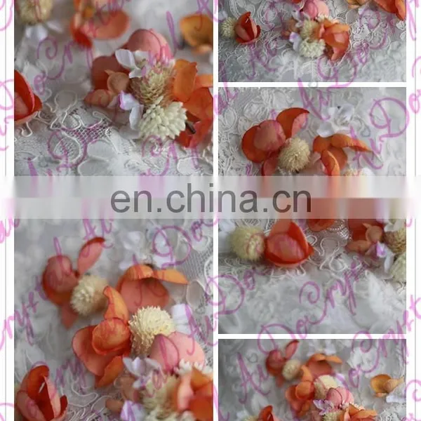 Aidocrystal Beautiful Light Pink Flower Rose Hair Clips Wholesale Hair Accessories photo-2