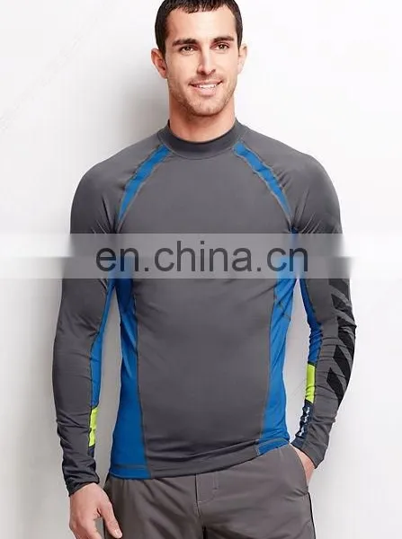 Custom Dye Sublimation Long Sleeve Rash Guard Compression Shirt photo-5