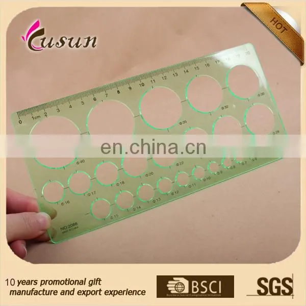 Factory Wholesale Cute Kids Patterning Letter Stencil Ruler photo-6