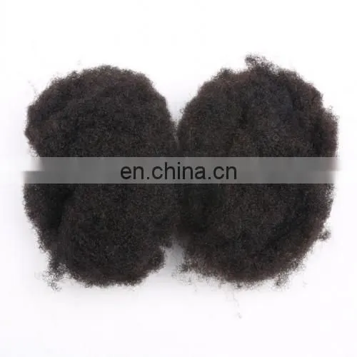 Factory Wholesle High Quality Afro Kinky Curl Human Hair Weft Double Drawn photo-6