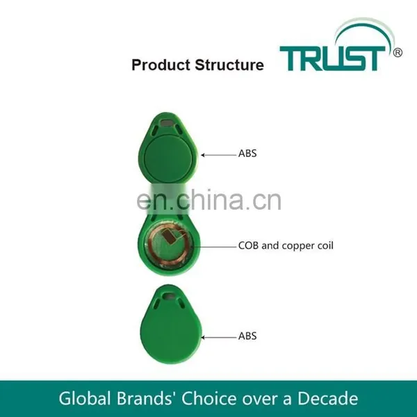 Freedom Design EM4200 TK4100 T5577 Chip ABS Waterproof LF 125 KHz/HF 13.56MHz Key Chain photo-4