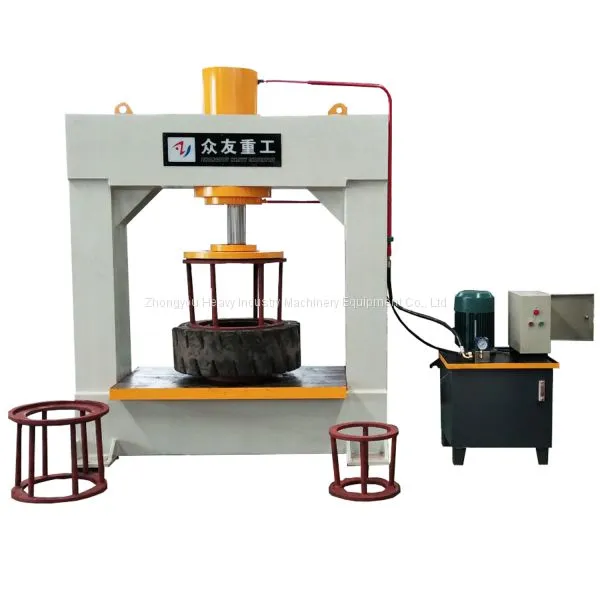 TP100T 120T 160T 200T Forklift Solid Tire Press Machine for Industrial and OTR Solid Tyre photo-4