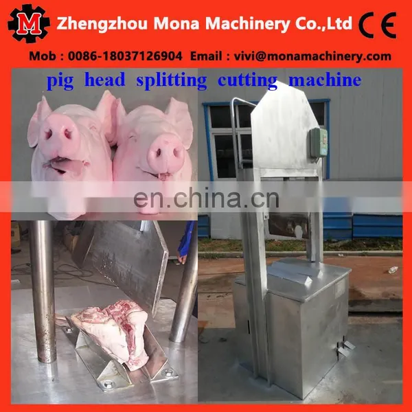 Pig Head Splitting Cutting Machine for Pig Slaughterhouse Plant(skype:monamachinery) photo-3