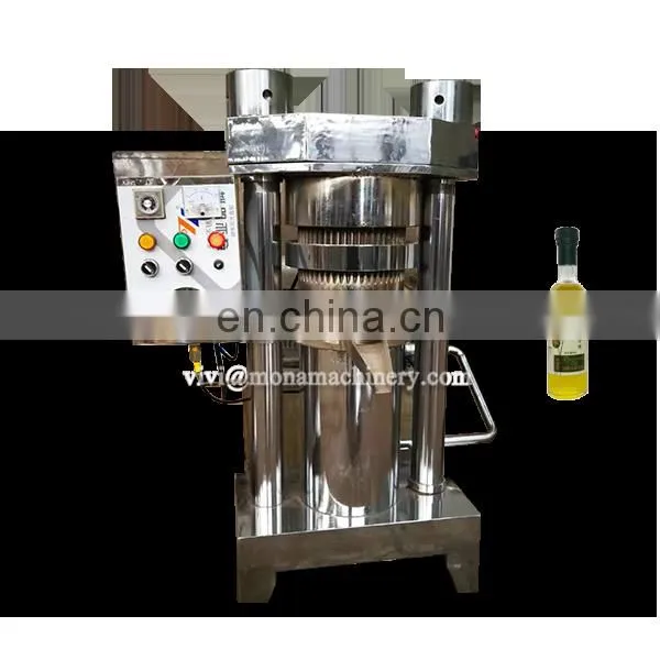 Hydraulic Electric Walnut Oil Presser Cold Sesame Cocoa Butter Press Equipment photo-4