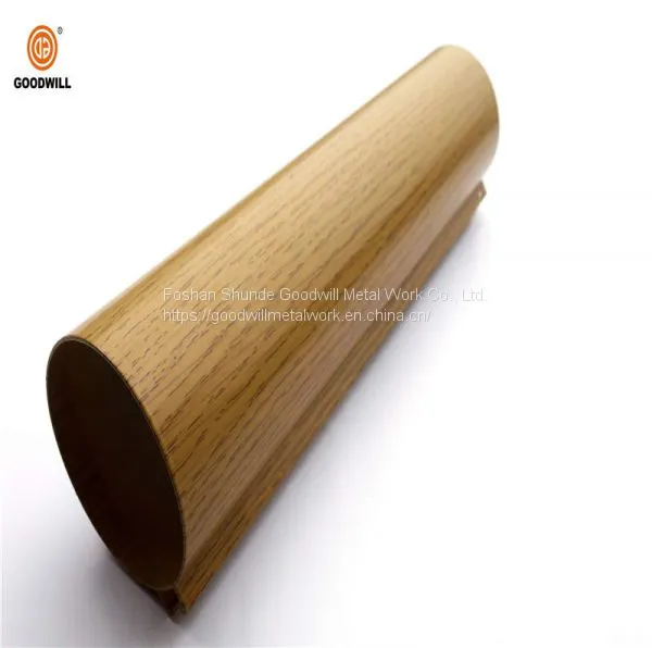 Decorative Linear Pipe U Shaped Suspended Aluminum Metal False Square Tube Baffle Ceiling photo-4