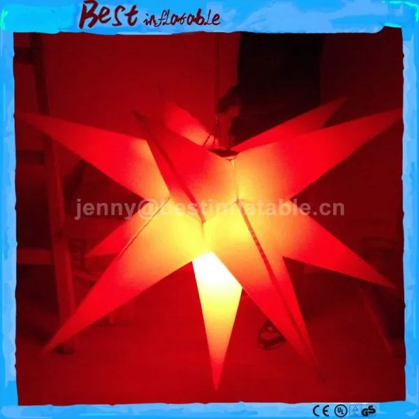 Inflatable Led Light Star for Party Event Balloon Decoration