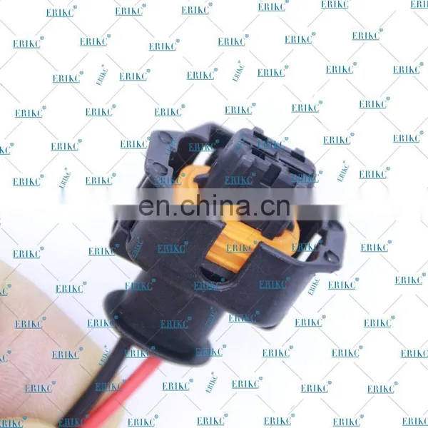 ERIKC Fuel Injector Connector Plug With Cable Wire E1024034 Common Rail Injector Tester Drive Lines Plug for 0445110 Injectors