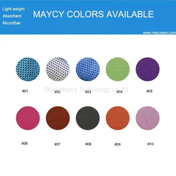 Microfiber Poly Sports Cooling Ice Chilly Towel, Marathon Running Camping Yoga Travel Towel photo-5