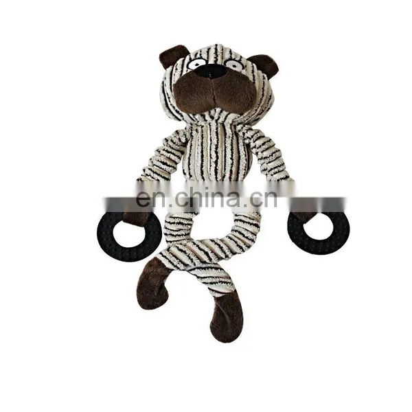Squeaky Pet Product Lovable Animal Sound Plush Dog Toy photo-2
