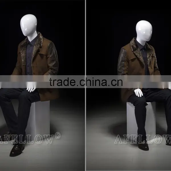 Sitting Male Abstract Mannequin photo-3