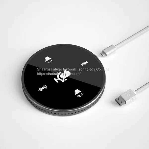 Hotrain FX202U USB Touch Screen Mini Desktop Omnidirectional Conference Microphone Speaker photo-4