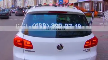 P4.75 High Bright Aluminum Usb Wifi Programmable Car Window Digital Advertising Led Message Display Sign photo-3