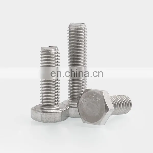 Metric SS316 DIN 933 DIN931 Hexagonal Head Bolts Stainless Steel Grade A4-70 A4-80 photo-2