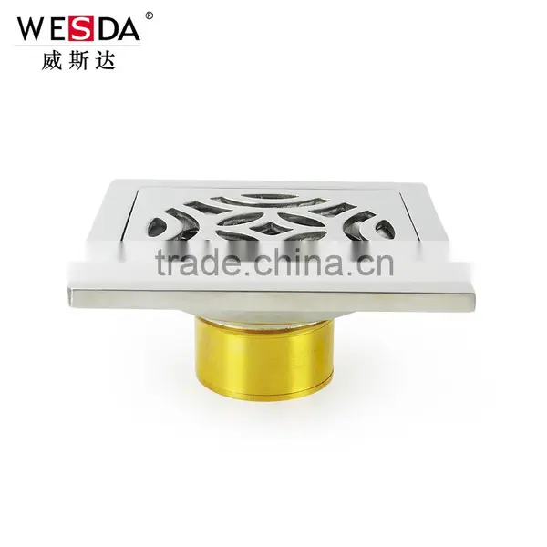 6mm Strainer WESDA Stainless Steel Floor Drain Shower Floor Drain Cover Anti-odor Floor Drain photo-5