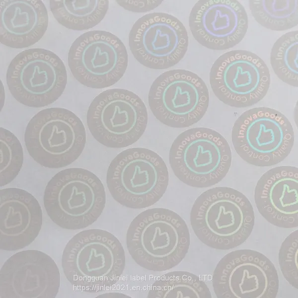 Transparent Holographic Security Label Hologram Label Laser Sticker photo-4