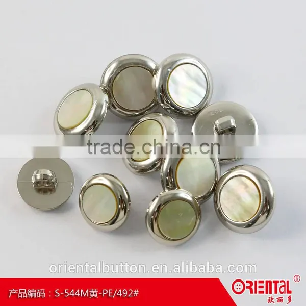 Natural Embed Shell Cork Base Shank Shirts Button photo-6