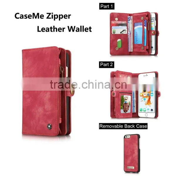 Cell Phone Case Card Holder Wallet for Iphone 6 Genuine Leather Case photo-3