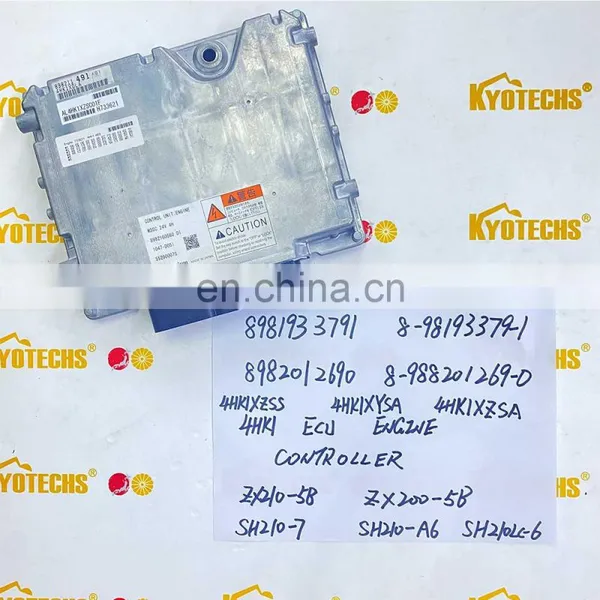 4HK1 Engine Ecu 4HK1 Computer Board Engine Control Unit Controller ECU 8-98193379-1 for ZX210-5B ZX200-5B photo-2