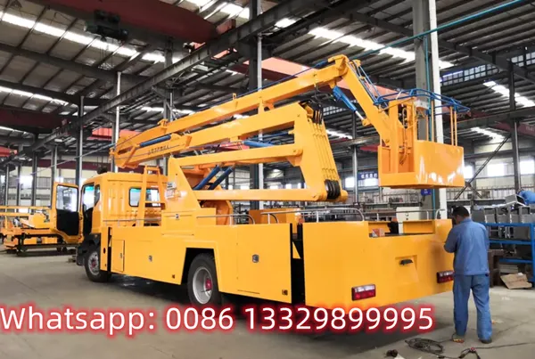 Factory Sale Good Price Dongfeng D9 20m-22m Hydraulic High Altitude Operation Vehicle for Sale photo-2