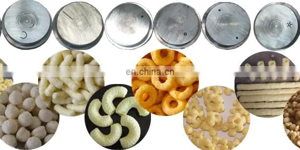 Corn Grain Puffed Snacks Making Rice Snack Food Puff Chip Extruder Machine photo-5