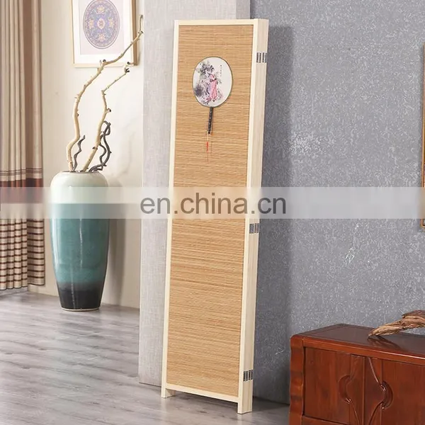 4 Panels Bamboo Room Dividers Chinese Antique Style Wood Room Divider Decorative Interior Screens & Room Dividers photo-2