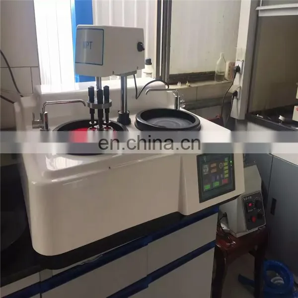 MP-2S Automatic Touch Screen Dual Disc Metallographic Specimen Jewelry Fiberglass Grinding And Polishing Machine photo-5