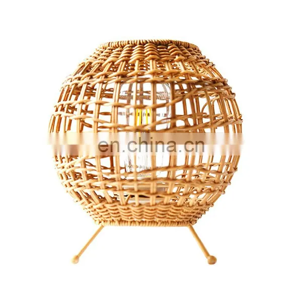 Stand Covers Shades Bamboo Bed Side Covers Lanterns Standing Home Decor Decorative Bedside Floor Table Lamps Shade Rattan Lamp